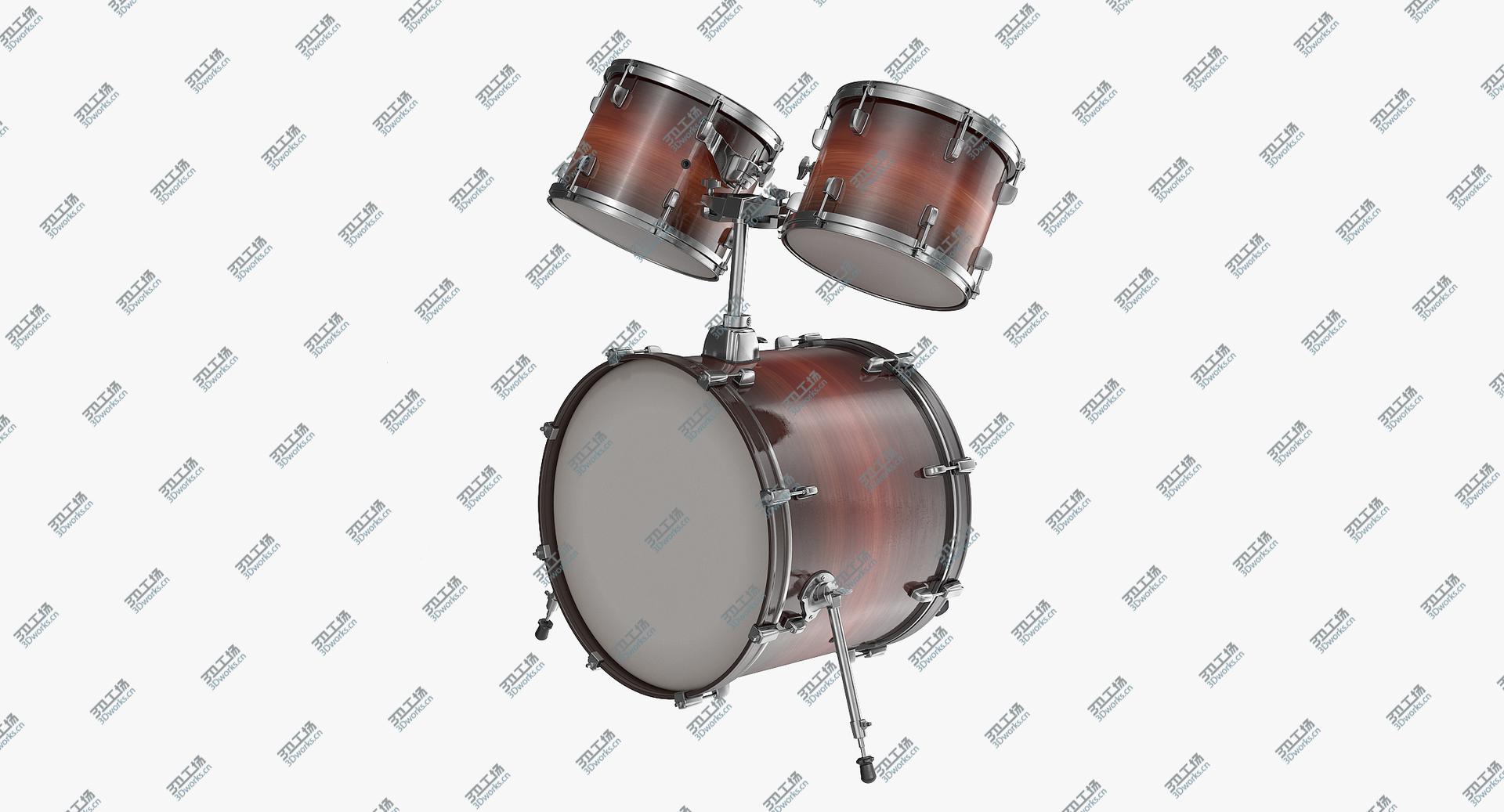 images/goods_img/202105072/Bass Drum with Mid n Small Top 3D model/4.jpg